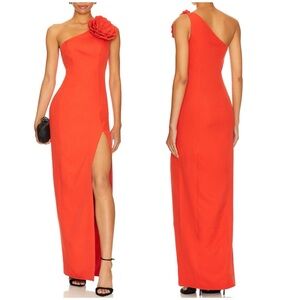 Lovers and Friends Petra Gown Candy Red Size Small